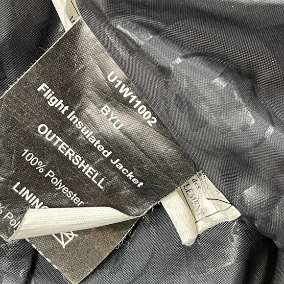 686 Flight Insulated Jacket Men’s Size M Medium BYU Brigham Young Navy Blue - Picture 13 of 16